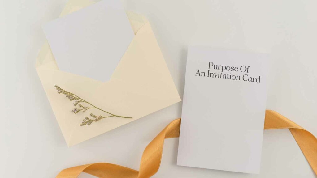 What Is The Purpose Of An Invitation Card